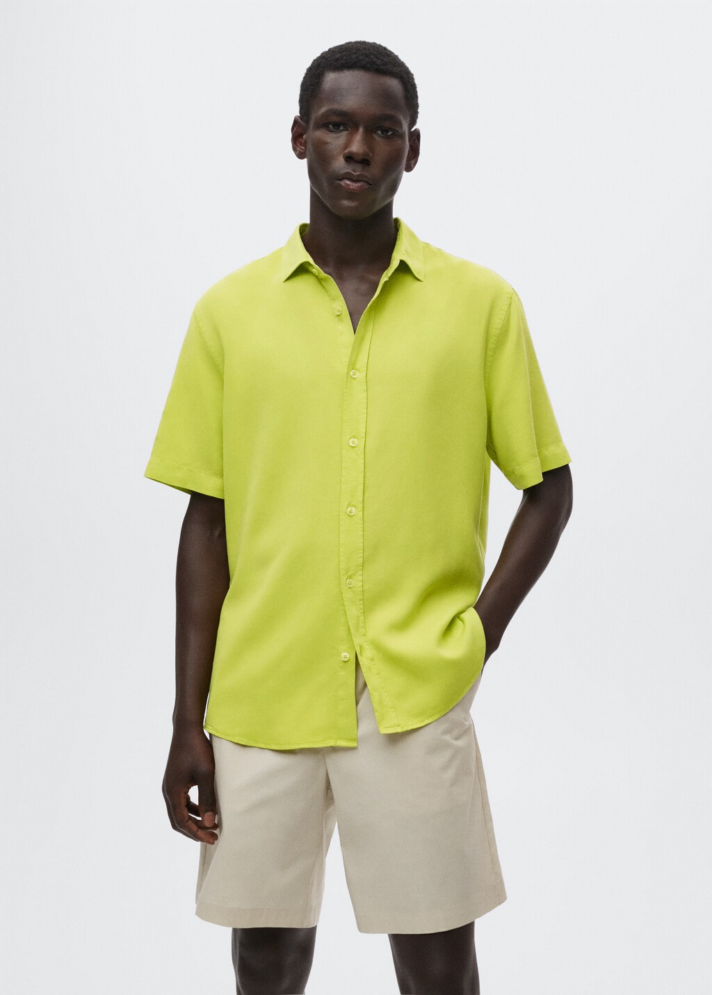 Lyocell hemden herren Clearance